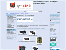 Tablet Screenshot of optilink.ch