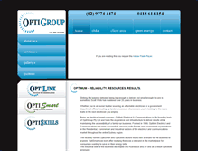 Tablet Screenshot of optilink.com.au